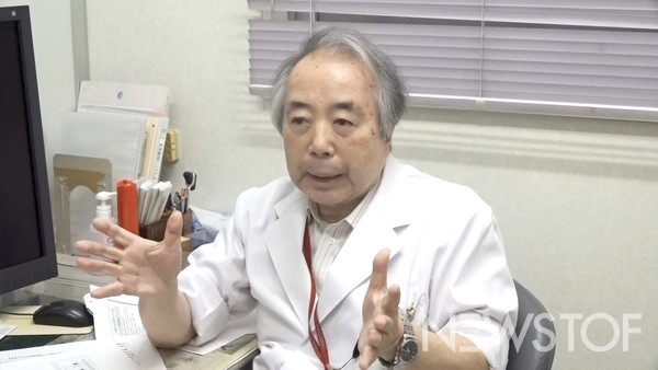 [사진 1] 70평생을 피폭자 건강피해 관련 전문가로 살아온 후쿠시마의료생활협동조합 와타리병원 의사 사이토 오사무 씨.