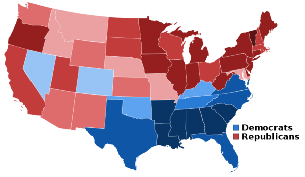 뉴딜연합 이전인 1896~1930년까지의 미국 정치 지형, By Will Be Continued - Own work, CC BY-SA 4.0,