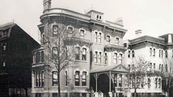 1900년대 초 미국 워싱턴 대한제국공사관 외부 모습.