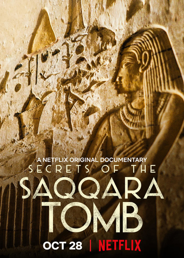 사카라 무덤의 비밀 (Secrets of the Saqqara Tomb) 포스터.
