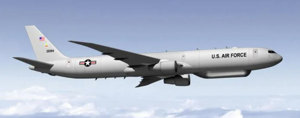 그림 7. 보잉 767 에어프레임에 MP-RTIP 레이더를 결합한 E-10A M2CA 개념도