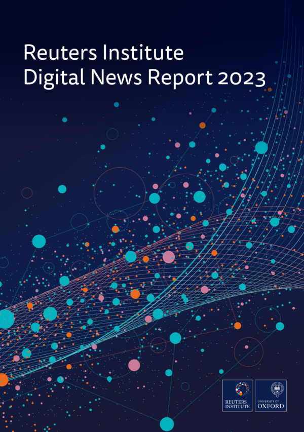 디지털 뉴스 리포트 2023 표지
