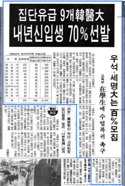 1993년 9월 28일 동아일보 기사